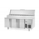 Infrico BMGN1960EN: 3 Door Refrigerated Prep Counter 700mm Deep - 460ltr Infrico BMGN1960EN: 3 Door Refrigerated Prep Counter 700mm Deep - 460ltr