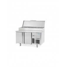 Infrico BMPP1500EN: 2 Door Refrigerated Prep Counter 600mm Deep - 245ltr