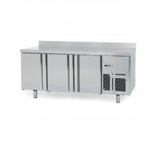Infrico BMPP2000BT: 3 Door Freezer Back Bar Counter 600mm Deep - 385ltr