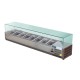 Polar GD877: 8 x 1/3 GN Refrigerated Counter Top Servery Prep Unit