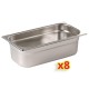 Polar S412: 8 x 1/4 Gastronorm Container Kit