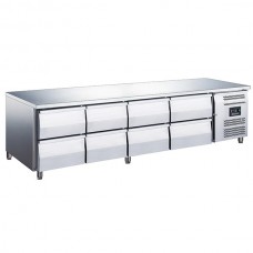 Blizzard SNC4-DRW Low Height 8 Drawer Refrigerated Counter