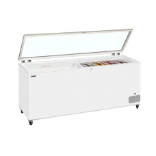 Tefcold ST701 Hinged Hinged Glass Lid Chest Freezer