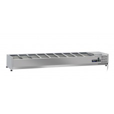 Blizzard TOP2000EN: 9 x 1/3 GN Refrigerated Counter Top Servery Prep Unit Blizzard TOP2000EN: 9 x 1/3 GN Refrigerated Counter Top Servery Prep Unit