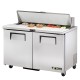 True TSSU-48-12-HC: 2 Door Stainless Steel Refrigerated Gastronorm Saladette Counter - 340Ltr True TSSU-48-12-HC: 2 Door Stainless Steel Refrigerated Gastronorm Saladette Counter - 340Ltr