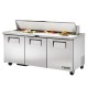 True TSSU-72-18: 3 Door Stainless Steel Refrigerated Gastronorm Saladette Counter - 538Ltr True TSSU-72-18: 3 Door Stainless Steel Refrigerated Gastronorm Saladette Counter - 538Ltr