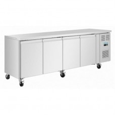 Polar UA107 : Four Door Slimline Counter Fridge - 312 Litres