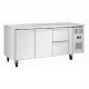 Polar UA109: Double Door Counter Fridge  - 242Ltr