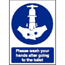 Code W187: Now Wash Your Hands Sign