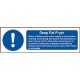 Code W198: Deep Fat Fryer Safety Sign Code W198: Deep Fat Fryer Safety Sign