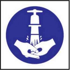 Code W214: Wash Hands Symbol Sign