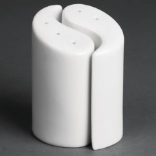 Olympia Whiteware Yin Yang Salt and Pepper Sets 95mm (12 pack) Olympia Whiteware Yin Yang Salt and Pepper Sets 95mm (12 pack)