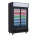 Polar GM814 - Upright Sliding Door Display Chiller with Light Box -  950Ltr 