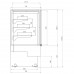 Interlevin EVOK1202: 1.2m Refrigerated Patisserie Display Cabinet (R290)