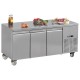 Mercatus L2-1755: 3 Door Stainless Steel Refrigerated Gastronorm Counter - 301Ltr Mercatus L2-1755: 3 Door Stainless Steel Refrigerated Gastronorm Counter - 301Ltr