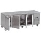 Mercatus L2-2190: 4 Door Stainless Steel Refrigerated Gastronorm Counter - 409Ltr