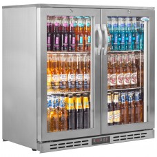 Interlevin PD20H SS: 210Ltr Hinged Double door Back Bar Cooler - Stainless Steel Interlevin PD20H SS: 210Ltr Hinged Double door Back Bar Cooler - Stainless Steel