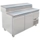 Mercatus S1-1470: 2 Door Refrigerated Gastronorm Pizza Preparation Counter - 220Ltr Mercatus S1-1470: 2 Door Refrigerated Gastronorm Pizza Preparation Counter - 220Ltr