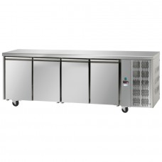 Interlevin TF04: 4 Door Stainless Steel Refrigerated Gastronorm Counter - 620Ltr Interlevin TF04: 4 Door Stainless Steel Refrigerated Gastronorm Counter - 620Ltr