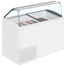 Framec Slant 510: 10 Pan Ice Cream Display Freezer 