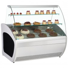 Frilixa Vienna 100: 1m Curved Serve Over Counter for Patisserie