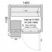 Mercatus ME1411C: Modular Chiller Room - 1400x1100mm - Special Offer Price 