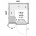 Mercatus ME1414C: Modular Chiller Room - 1400x1400mm 