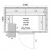 Mercatus ME1423C: Modular Chiller Room - 2300x1400mm 