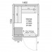 Mercatus ME1714C: Modular Chiller Room - 1400x1700mm - Special Offer Price 