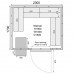 Mercatus ME1720F: Modular Freezer Room - 2000x1700mm Mercatus ME1720F: Modular Freezer Room - 2000x1700mm