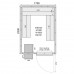Mercatus ME2317F: Modular Freezer Room - 1700x2300mm 