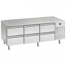 Mercatus U1-1600: 6 Drawer Chef Base Refrigerator - Only 650mm High Mercatus U1-1600: 6 Drawer Chef Base Refrigerator - Only 650mm High