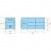 Tecfrigo Dominante 100G: 1m Chilled Counter Top Display Unit - 100Ltr Tecfrigo Dominante 100G: 1m Chilled Counter Top Display Unit - 100Ltr