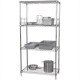 Vogue U257: Food Safe Steel Storage Rack with 4 shelves - 1220Wx610Dx1840Hmm   