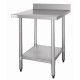 Vogue T379: 0.6m Chefs Steel Wall Table with Upstand Vogue T379: 0.6m Chefs Steel Wall Table with Upstand