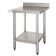 Vogue T380: 0.9mm Chefs Steel Wall Table with Upstand Vogue T380: 0.9mm Chefs Steel Wall Table with Upstand