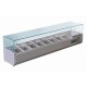 Polar G610: 8 x 1/4GN Refrigerated Counter Top Servery Prep Unit