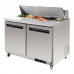 Polar GD882: 2 Door Refrigerated Preparation Bench in Stainless Steel Polar GD882: 2 Door Refrigerated Preparation Bench in Stainless Steel