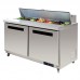 Polar GD883: JUMBO 2 Door Refrigerated Preparation Bench in Stainless Steel Polar GD883: JUMBO 2 Door Refrigerated Preparation Bench in Stainless Steel