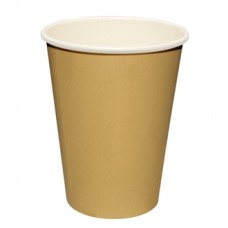 GF035 Olympia Brown Single Wall Hot Cups