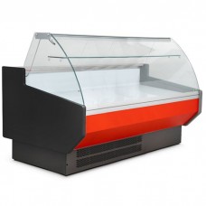 Blizzard Sigma 20C 2m Curved Glass Meat Temperature Serve Over Counter