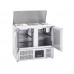Sterling Pro SPU200SL -  Hinged Lid & Chop Board Saladette Counter, 240 Litres