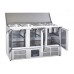 Sterling Pro SPU300SL - 3 Door Saladette Hinged Lid & Chop Board, 368 Litres
