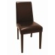Bolero GF955: Faux Leather Dining Chairs Dark Brown (Pack of 2) Bolero GF955: Faux Leather Dining Chairs Dark Brown (Pack of 2)