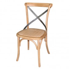 Bolero GG656: Wooden Dining Chairs with Backrest (Pack of 2) Bolero GG656: Wooden Dining Chairs with Backrest (Pack of 2)